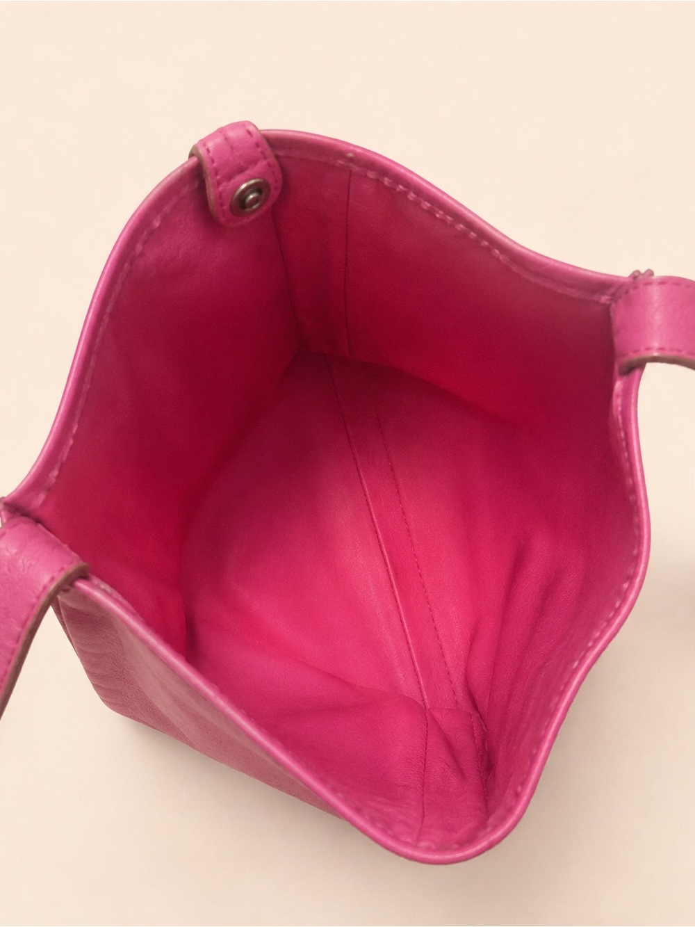 Hermes Milo Clou de Selle Pink Fuchsia Lambskin Crossbody Bag COA - Picture 6 of 16
